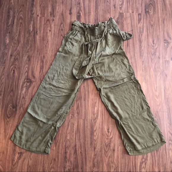 hollister paper bag pants